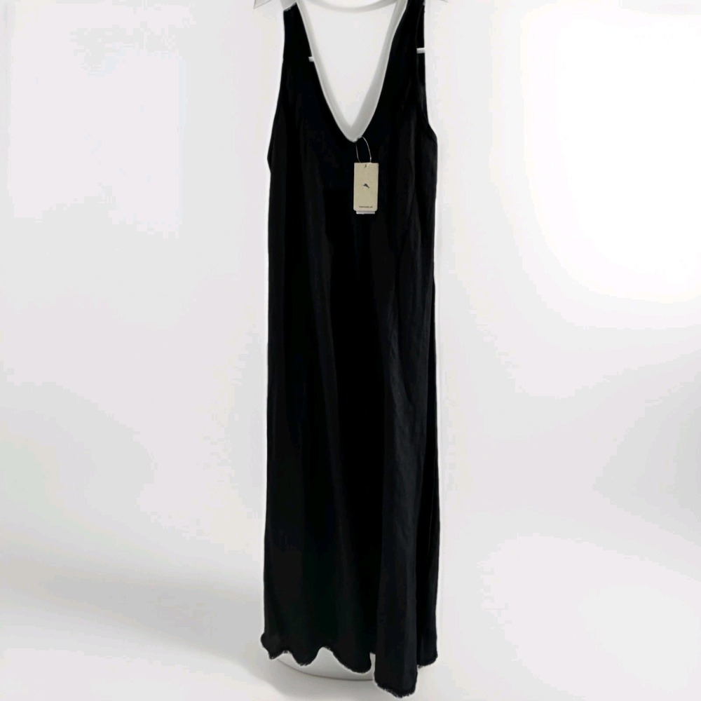 Tommy Bahama, women's Saint Lucia bias Cut tank Black size extra small